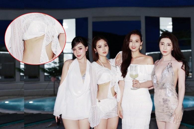 Huyền Lizzie khoe dáng bỏng mắt nhưng hớ hênh vết tích dưới chân ngực-5