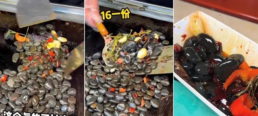 Độc lạ món đá cuội xào ớt, khách sẵn sàng chi tiền thưởng thức-1