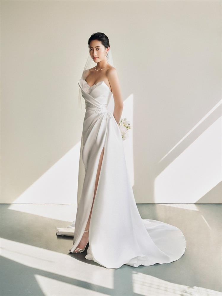 Lương Thùy Linh bất ngờ làm cô dâu, khoe đôi chân 1m22 với đầm cưới cổ tích-2