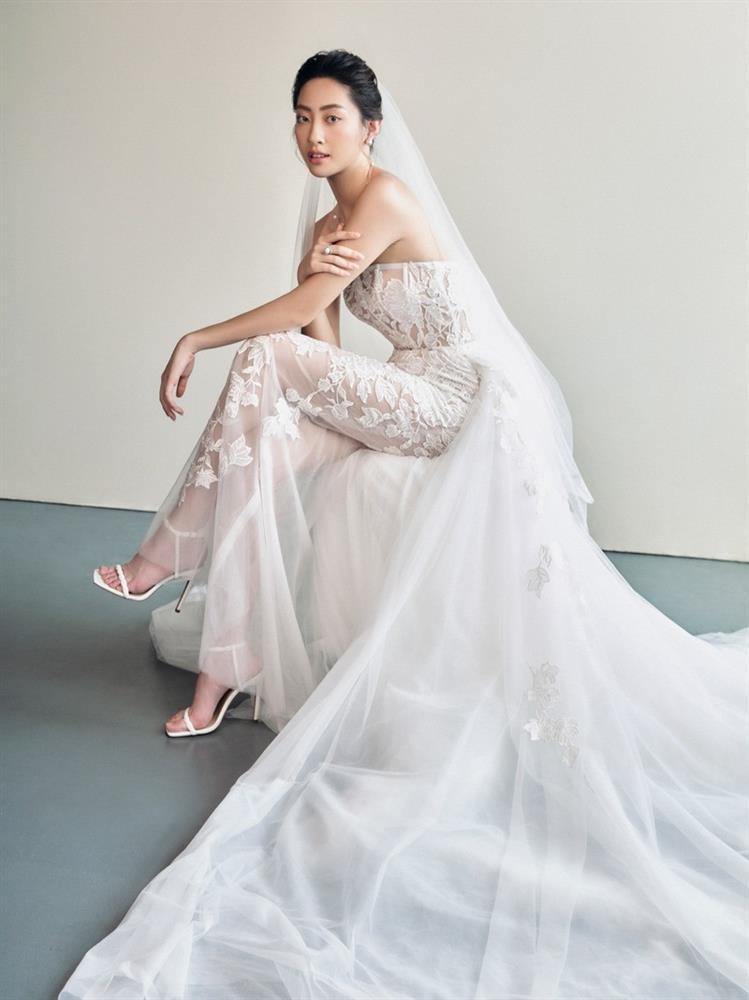 Lương Thùy Linh bất ngờ làm cô dâu, khoe đôi chân 1m22 với đầm cưới cổ tích-4