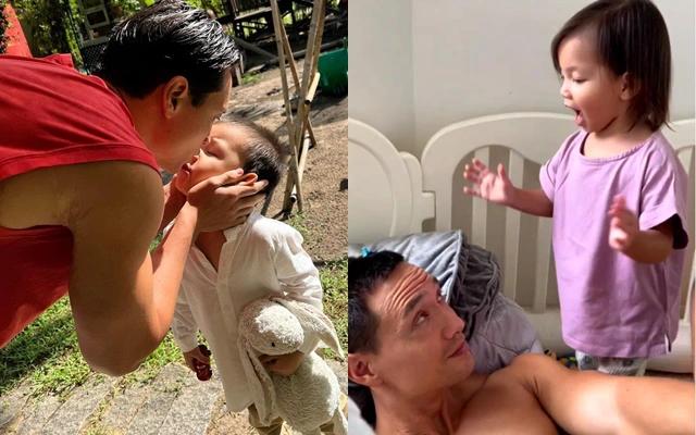 Cường Đô La, Trường Giang và những ông bố Vbiz được con bám hơn mẹ-4