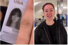 Cô gái gặp sự cố ở sân bay vì ảnh hộ chiếu quá xinh, khác xa thực tế