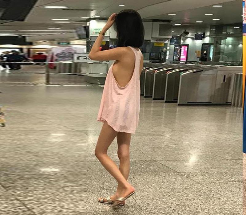 Đáng sợ mùa áo mát nách lên ngôi, không mặc áo ngực là hớ hênh-2