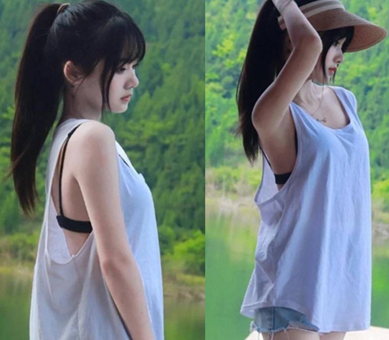 Đáng sợ mùa áo mát nách lên ngôi, không mặc áo ngực là hớ hênh-14