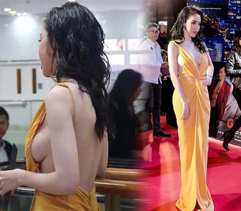 Đáng sợ mùa áo mát nách lên ngôi, không mặc áo ngực là hớ hênh-20