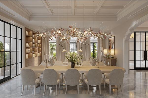 Sống ở Mỹ nhưng Phạm Hương vẫn chi tiền khủng xây biệt thự cho mẹ ở quê nhà-6