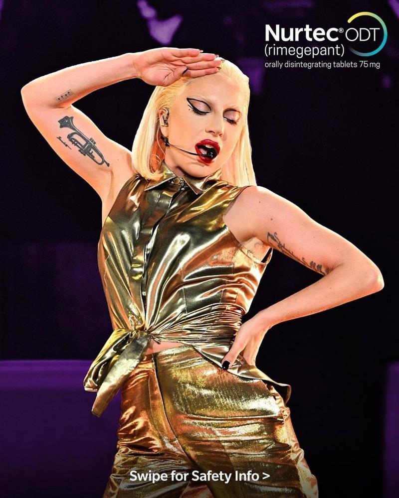 Lady Gaga bị chỉ trích tham tiền khi quảng cáo thuốc đau nửa đầu-1