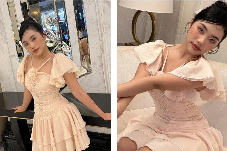 Thoát nét cô bé dân ca, Phương Mỹ Chi diện váy ôm sát khoe dáng nảy nở-3