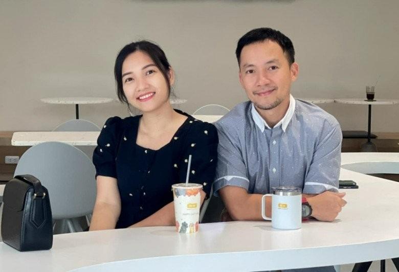 Tiến Đạt dẫn vợ bầu 8 tháng dự sự kiện, nhan sắc không son phấn thành tâm điểm-3