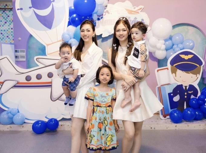 Cặp chị em Á hậu Việt Nam làm dâu hào môn, giờ là mẹ bỉm ăn mặc toát mùi tiền-4