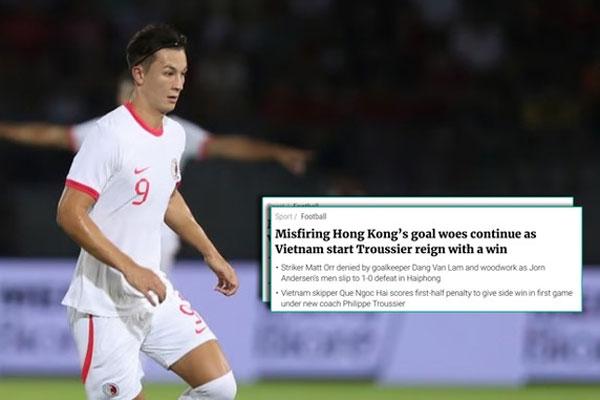 Hồng Kông (TQ) bị truyền thông nước nhà vùi dập sau trận thua Việt Nam-1