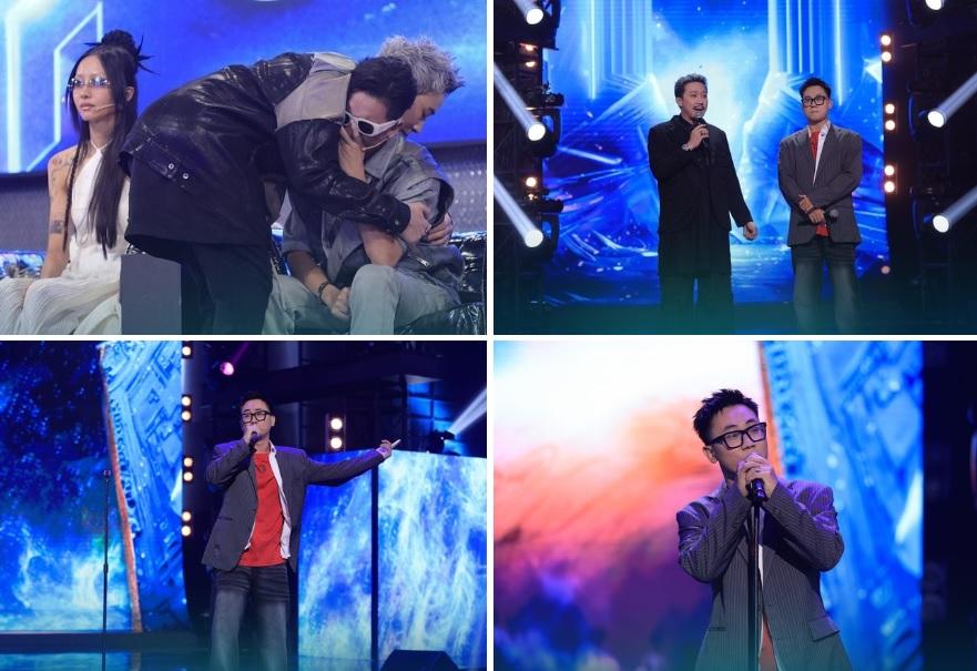 Giám khảo Rap Việt khóc không ngừng trên sóng truyền hình-1