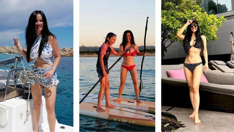 Cô Bống Hồng Nhung đọ style cháu gái Hoa hậu: U60 mặc áo soi thấu nội y-13