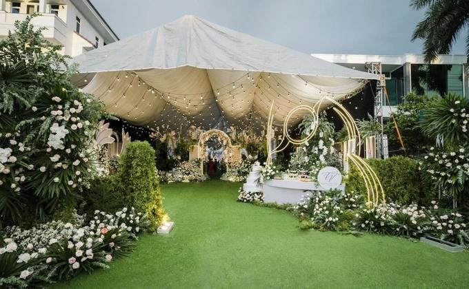 Đám cưới con gái đại gia ở Long An: Trang trí 2 tấn hoa, 200 người phục vụ-2