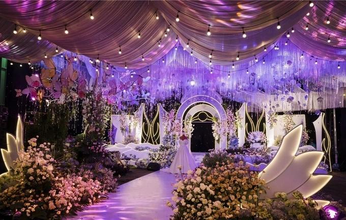Đám cưới con gái đại gia ở Long An: Trang trí 2 tấn hoa, 200 người phục vụ-7