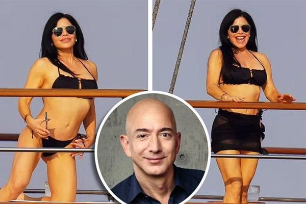 Tỷ phú Jeff Bezos và hôn thê cùng khoe khéo vòng một đẹp bốc lửa-9
