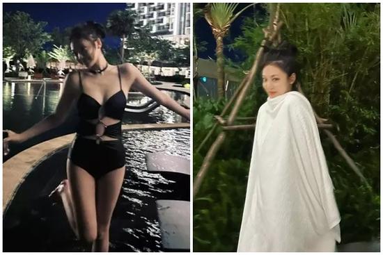 Nữ ca sĩ Trung Quốc mặc gợi cảm, ăn nem cuốn, phở bò ở Hội An