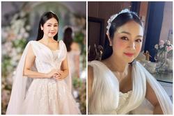 NSND Thu Hà diện váy cưới ở tuổi 54