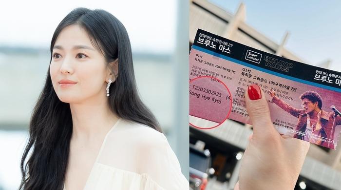 Song Hye Kyo giúp dàn sao thoát tranh cãi biệt đãi ở concert Bruno Mars-1