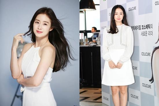 Kim Tae Hee ghi điểm vì chăm diện đồ trắng