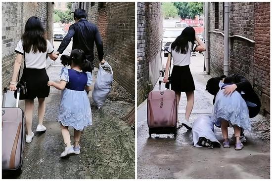 Bố mẹ ly hôn, con gái chạy theo gào khóc đến kiệt sức: 'Mẹ ơi mẹ đừng đi, mẹ ở lại với con!'