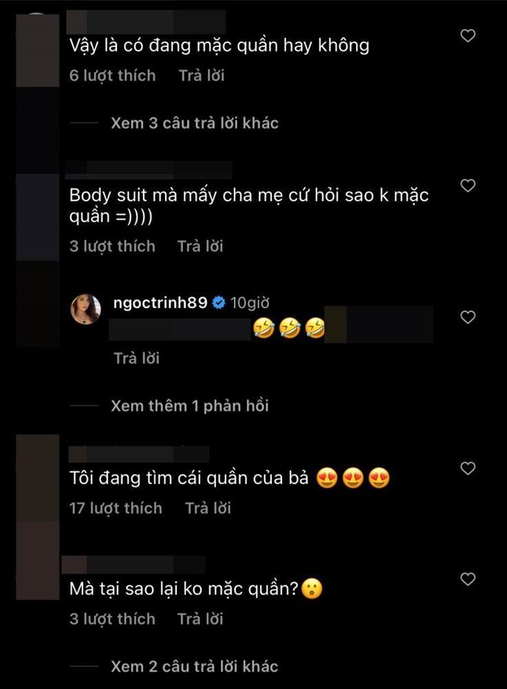 Ngọc Trinh tập thể dục điêu luyện, dân mạng hỏi: Có mặc quần không?-3