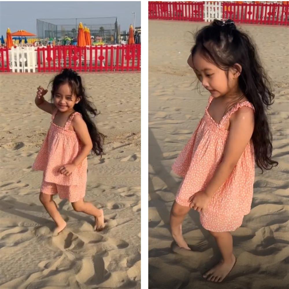 Mợ chảnh 5 tuổi nhà Khánh Thi - Phan Hiển là bản sao của bố nhưng mái tóc hiếm hệt mẹ-2