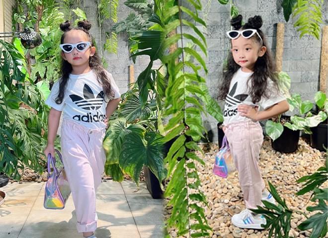 Mợ chảnh 5 tuổi nhà Khánh Thi - Phan Hiển là bản sao của bố nhưng mái tóc hiếm hệt mẹ-11