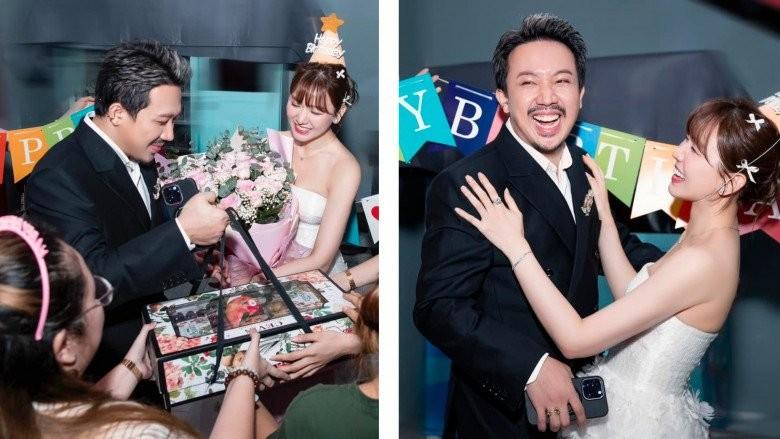 Hari Won tròn 40 vẫn như gái đôi mươi, Trấn Thành tóc bạc bị nói như bố già-4