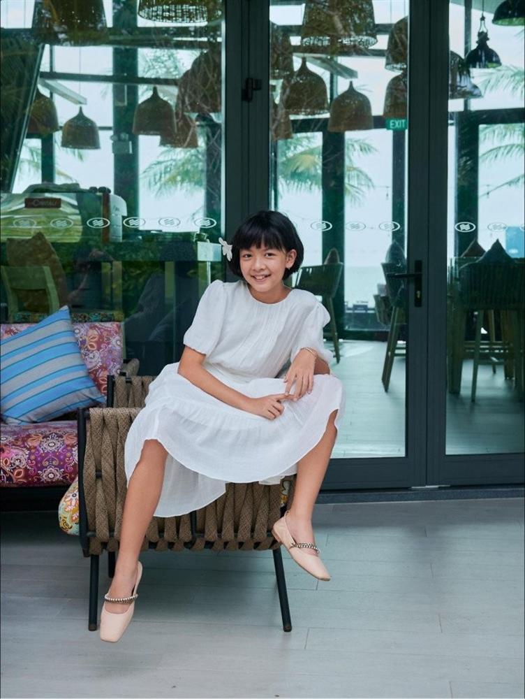 Ngoài con gái 1m74, Bình Minh còn một con gái 11 tuổi cao không kém, mặt y hệt bố-4