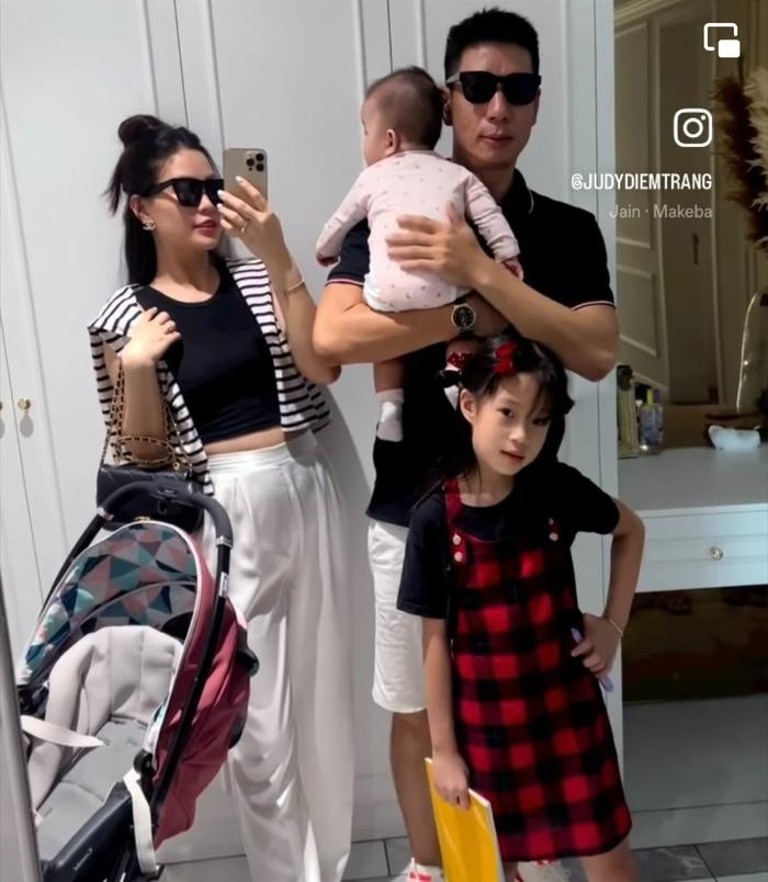 Á hậu Diễm Trang chia sẻ khoảnh khắc hạnh phúc của gia đình 4 người-1