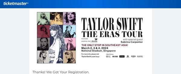 8 triệu lượt đăng ký mua vé, Taylor Swift mở thêm 3 đêm diễn ở Singapore-1