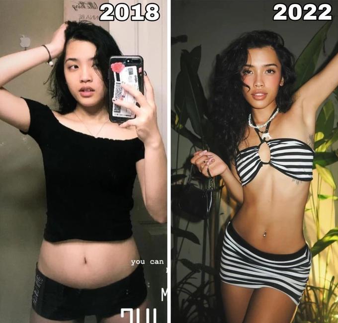 Vừa lái xe đến phòng gym vừa khóc nhưng không bỏ cuộc, cô gái giảm 10kg-4