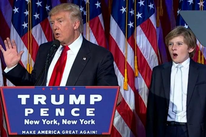 Barron Trump - từ con trai tỷ phú đáng yêu đến anh chàng cao 2,01m-6