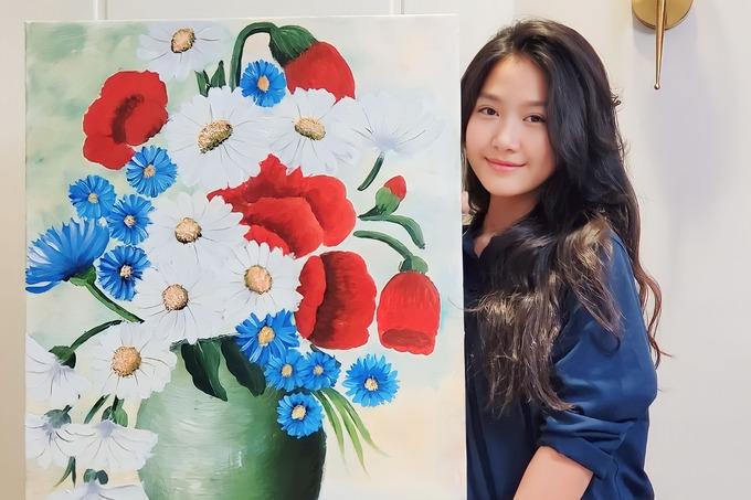 Con gái Mạnh Trường ngày càng xinh đẹp, muốn làm diễn viên giống bố-5