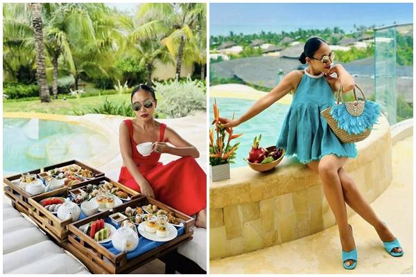 Con gái 9 tuổi của Đoan Trang cao lớn, ra dáng thiếu nữ khi diện áo dài-3