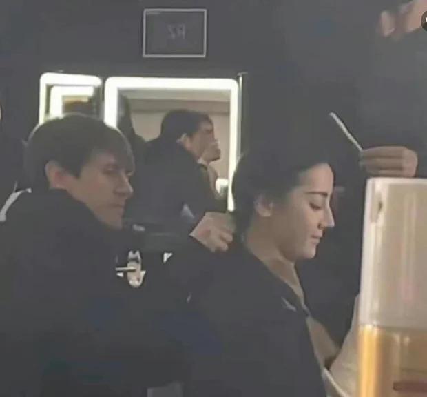 Hoàng Cảnh Du tới tận phim trường hẹn hò cùng Địch Lệ Nhiệt Ba-2