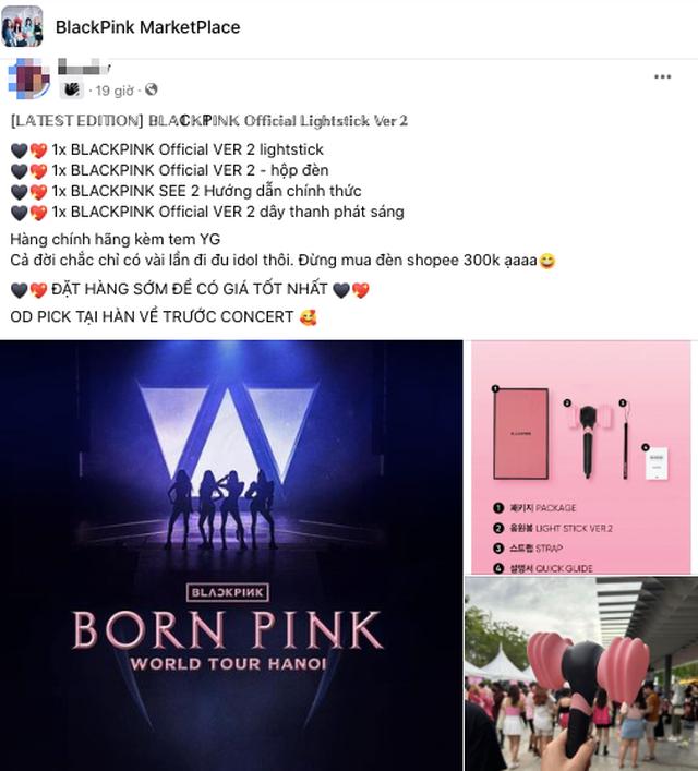 Chợ mạng rầm rộ bán lightstick BLACKPINK giá chát-1