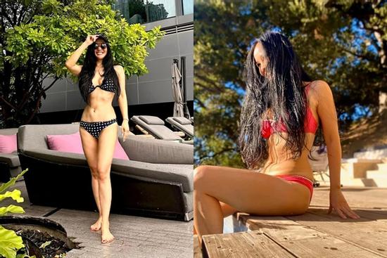 Sở hữu cơ bụng 6 múi ở tuổi U60, diva Hồng Nhung mặc gì đi biển?