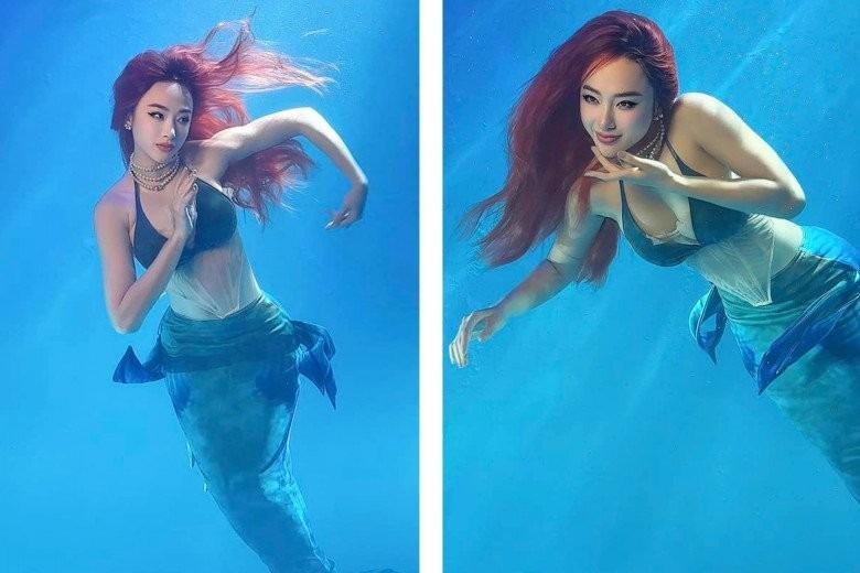 Angela Phương Trinh khoe nhan sắc nét căng dưới nước, xứng danh nàng tiên cá đẹp nhất nhì Vbiz-2
