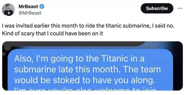 Youtuber giàu nhất thế giới bị tố ăn theo thảm họa tàu ngầm Titan-1
