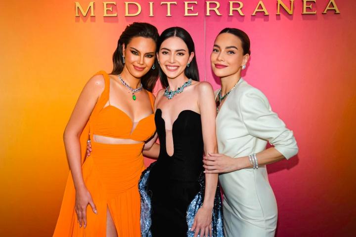 Hà Hồ cao tay xử lý tình huống khó đỡ khi chụp ảnh cùng Mai Davika và Hoa hậu Hoàn vũ 2018-1