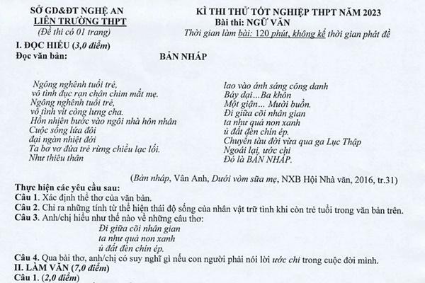 Lại nghi vấn lộ đề Toán, công an vào cuộc xác minh-3