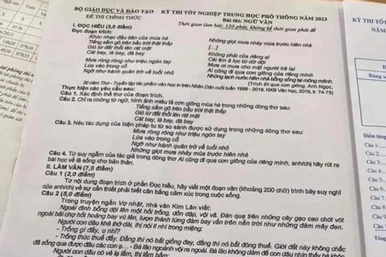 Cao Bằng chỉ đạo khẩn sau vụ thí sinh làm lộ đề thi văn