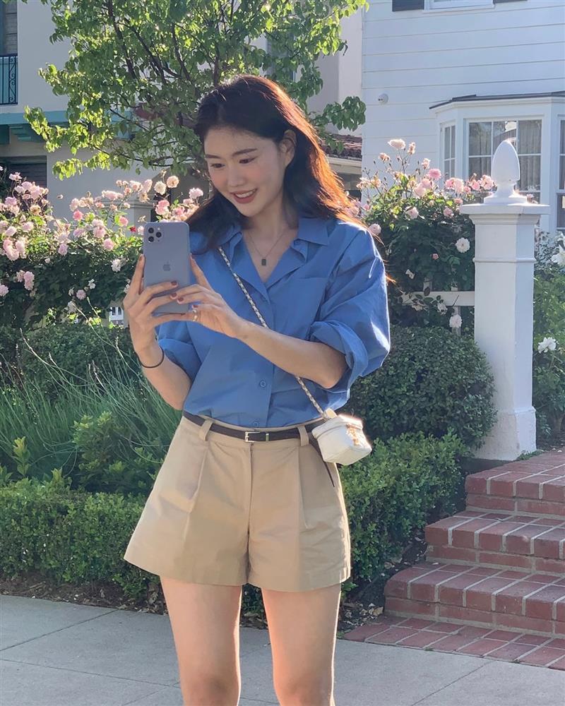 Học Song Hye Kyo cách mặc quần short sang trọng-8
