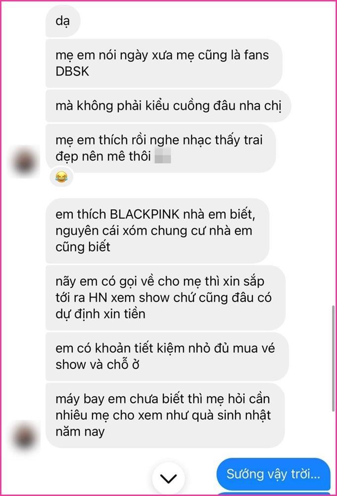 Mẹ 8x chuyển thẳng 13 triệu để con xem BLACKPINK và lời dặn dò đằng sau-3