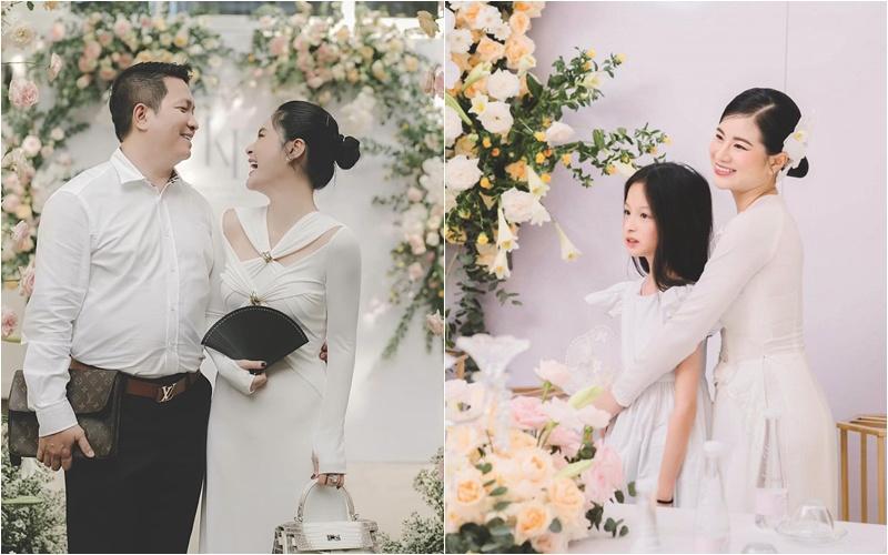 Đoàn Di Băng trang trí biệt thự lung linh làm đám cưới cho bảo mẫu, tặng cả mâm tiền-1