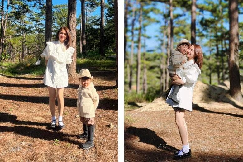 Hòa Minzy ăn diện đồng điệu bên soái ca nhí, chị em đồng loạt xin địa chỉ sắm đồ-6