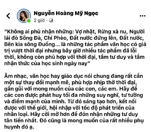 Giảng viên thanh nhạc dạy Tóc Tiên, Erik có ý kiến gây tranh cãi về đề thi Văn kỳ thi tốt nghiệp THPT-1