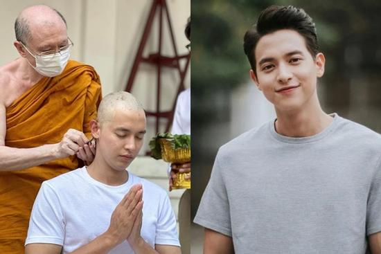 'Hoàng tử nụ cười' James Jirayu cạo trọc đi tu báo hiếu, bạn gái và 2 tình màn ảnh đến ủng hộ